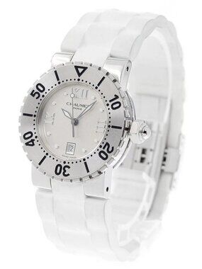 Chaumet Class one 622B Date white Dial Quartz Boy's Watch_946683